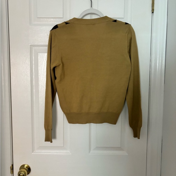 Vintage Diamond Patterned Y2K Cardigan - Picture 3 of 3